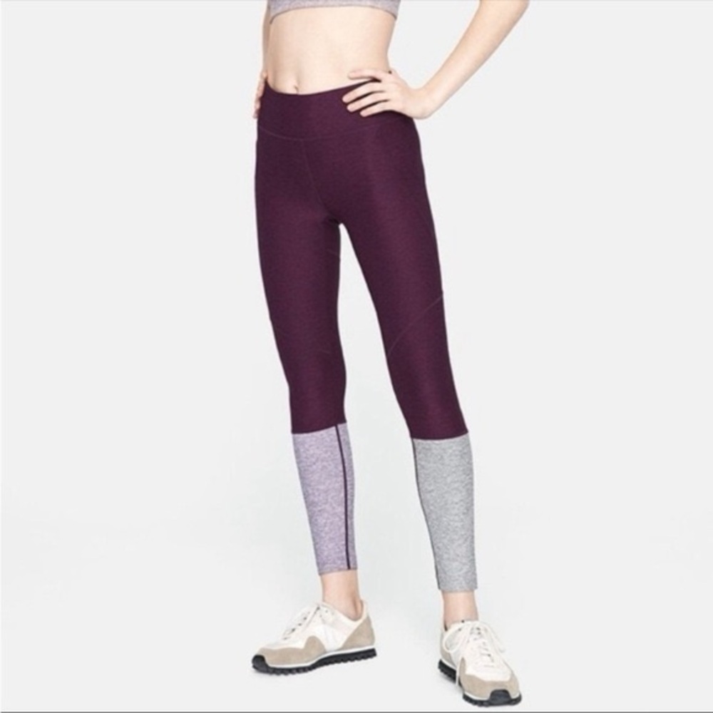 Outdoor Voices Dipped Warmup Legging Pomegranate/Dove/Rose Size Medium